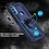 oTronica Geschikt voor Motorola G71 5G Ring Hoesje Armor Anti-shock Backcover Blauw -  Geschikt voor Motorola G71 5G Geschikt voor Motorola G71 5G Backcover kickstand Ring houder cover TPU backcover oTronica