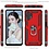 oTronica Hoesje Geschikt Voor Samsung Galaxy A13 4G Hoesje Armor Anti-shock Backcover Rood - Galaxy A13 4G - A13 4G Backcover kickstand Ring houder cover TPU backcover oTronica