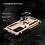 oTronica Geschikt voor Xiaomi Redmi 12X Ring Hoesje Armor Anti-shock Backcover Goud -  Geschikt voor Xiaomi Redmi 12X - Redmi 12X Backcover kickstand Ring houder cover TPU backcover oTronica