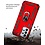 oTronica Hoesje Geschikt Voor Samsung Galaxy A23 5G Hoesje Armor Anti-shock Backcover Rood - Galaxy A23 4G - A23 5G Backcover kickstand Ring houder cover TPU backcover oTronica