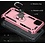 Ntech Hoesje Geschikt Voor Samsung Galaxy A22 5G hoesje Hybrid Armor Anti-Shock hoesje Rose Goud - Galaxy A22 5G - A22 5G Hoesje kickstand Ring houder cover TPU backcover hoesje