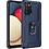 oTronica Hoesje Geschikt Voor Samsung Galaxy A02s Hoesje Armor Anti-shock Backcover Blauw - Galaxy A02s - A02s Backcover kickstand Ring houder cover TPU backcover oTronica