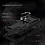 oTronica Geschikt voor Moto G41 hoes Hybrid Armor Anti-shock ringhouder Zwart - Geschikt voor Moto g41 hoesje - Geschikt voor Moto g41 case - Geschikt voor Moto g41  ring hoesje
