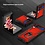 oTronica Hoesje Geschikt Voor Samsung Galaxy Z Flip 3 5G Hoesje Armor Anti-shock Backcover Rood - Galaxy Z Flip 3 5G - Z Flip 3 Backcover kickstand Ring houder cover TPU backcover oTronica