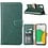 Ntech Hoesje Geschikt Voor Samsung Galaxy A03 Core hoesje bookcase Groen - Hoesje Geschikt Voor Samsung Galaxy A03 Core bookcase portemonnee Hoesje Geschikt Voor Samsung Galaxy A03 Core screenprotector / 2X Beschermglas