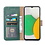 Ntech Hoesje Geschikt Voor Samsung Galaxy A03 Core hoesje bookcase Groen - Hoesje Geschikt Voor Samsung Galaxy A03 Core bookcase portemonnee Hoesje Geschikt Voor Samsung Galaxy A03 Core screenprotector / 2X Beschermglas