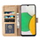 Ntech Samsung A03 Core hoesje bookcase Goud - Samsung Galaxy A03 Core bookcase portemonnee hoesje - Samsung A03 Core screenprotector / 2X Beschermglas