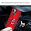 oTronica Geschikt voor Oppo  A76 Hoesje Armor Anti-shock Backcover Rood - Geschikt voor Oppo A76 - Geschikt voor Oppo A76 Backcover kickstand Ring houder cover TPU backcover oTronica