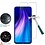 Ntech Hoesje geschikt voor Xiaomi RedMi Note 8 2021 Transparant Hoesje Met Bumper en Glas Screenprotector - Xiaomi RedMi Note 8 case - Xiaomi RedMi Note 8 backcover - Ntech hoesje