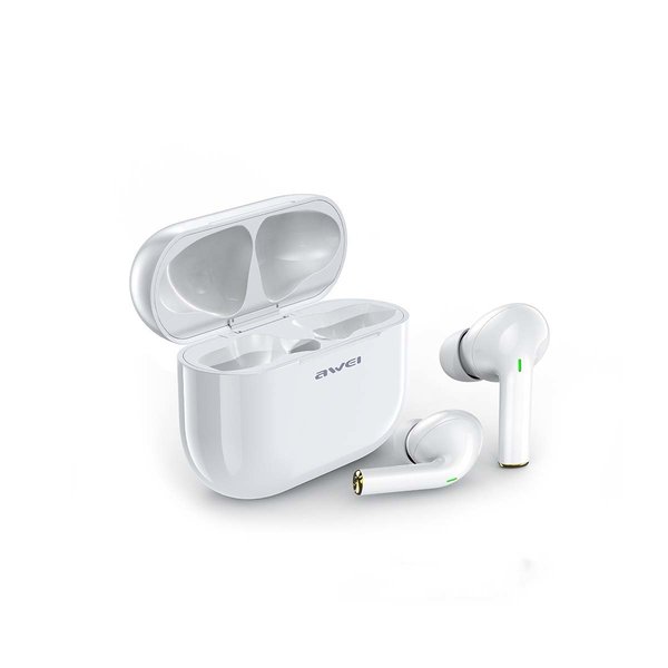 Awei Awei T29 Draadloze Earbuds - Bluetooth 5.0 - Aanraakbediening - Waterdicht IPX4 - Stereogeluid - Compatibel met alle telefoonmodellen - Wit