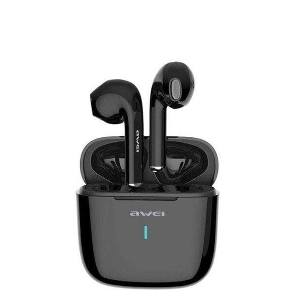 Awei Awei T26 Draadloze Earbuds - Bluetooth V5.1 - Aanraakbediening - Waterdicht IPX4 - Stereogeluid - Compatibel met alle telefoonmodellen - Zwart