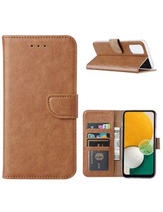 Ntech Samsung Galaxy A23 (4G) Boekhoesje bruin