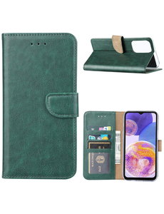 Ntech Samsung Galaxy A23 (4G) Boekhoesje groen