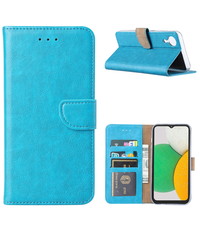 Ntech Samsung Galaxy A03 Core Boekhoesje Turquoise