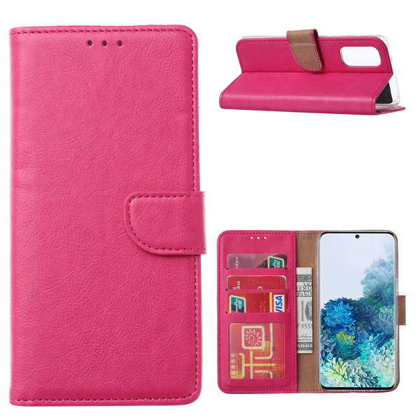 Ntech Hoesje Geschikt Voor Samsung Galaxy S20 FE 2022 Hoesje Geschikt Voor Samsung Galaxy S20 FE 2022 Bookcase / Wallet case - Pink