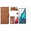 Ntech Hoesje Geschikt Voor Samsung Galaxy S20 FE 2022 hoesje - bookcase Bruin - Galaxy S20 FE wallet case portemonnee hoesje - S20 FE book case hoes cover Met 2X screenprotector / tempered glass
