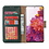 Ntech Hoesje Geschikt Voor Samsung Galaxy S20 FE 2022 hoesje - bookcase Groen - Galaxy S20 FE wallet case portemonnee hoesje - S20 FE book case hoes cover Met 2X screenprotector / tempered glass