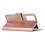 Ntech Hoesje Geschikt Voor Samsung Galaxy S20 FE 2022 hoesje - bookcase Rose Goud - Galaxy S20 FE wallet case portemonnee hoesje - S20 FE book case hoes cover Met 2X screenprotector / tempered glass