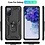 Ntech Hoesje Geschikt Voor Samsung Galaxy S20 FE 2022 Hoesje Armor case Ring houder / vinger houder TPU backcover - Zwart met 2 pack screenprotector
