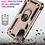 Ntech Hoesje Geschikt Voor Samsung Galaxy S20 FE 2022 Hoesje Armor case Ring houder / vinger houder TPU backcover - Goud met 2 pack screenprotector