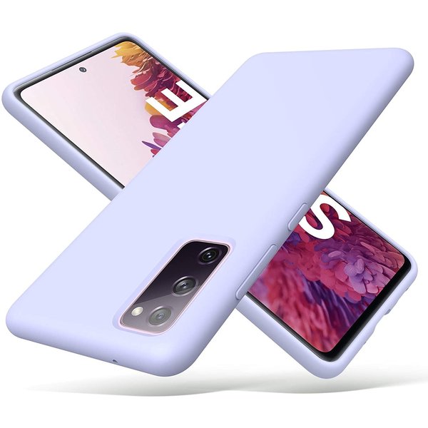 Ntech Hoesje Geschikt Voor Samsung Galaxy S20 FE 2022 hoesje - S20 FE hoesje Lila - Hoesje Geschikt Voor Samsung Galaxy S20 FE 2022 hoesje Nano Liquid siliconen Backcover - hoesje Hoesje Geschikt Voor Samsung Galaxy S20 FE 2022