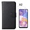 Ntech Hoesje geschikt voor Samsung Galaxy A23 (4/5G) bookcase met 2 stuks gehard glas screenprotector - Zwart