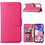 Ntech Hoesje Geschikt Voor Samsung Galaxy A23 4/5G hoesje bookcase Rose - Hoesje Geschikt Voor Samsung Galaxy A23 4/5G bookcase portemonnee Hoesje Geschikt Voor Samsung Galaxy A23 screenprotector / 2X Beschermglas