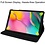 Ntech Hoes Geschikt voor Samsung Galaxy Tab S6 lite (2022 / 2021) Hoes - 360 graden draaibare tablethoes - Zwart