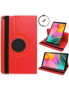 Ntech Samsung Galaxy S6 Lite 2022 360 Rood Draaibare Hoesje