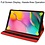 Ntech Hoes Geschikt voor Samsung Galaxy Tab S6 lite (2022 / 2021) Hoes - 360 graden draaibare tablethoes - Rood
