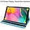 Ntech Hoes Geschikt voor Samsung Galaxy Tab S6 lite (2022 / 2021) Hoes - 360 graden draaibare tablethoes - Licht blauw