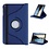 Ntech Samsung Galaxy tab S6 lite 2022 Hoes Donker Blauw Draaibare Hoesje Case Cover tablethoes - Samsung Tab s6 lite 2022 Hoes 360 graden draaibaars bookcase
