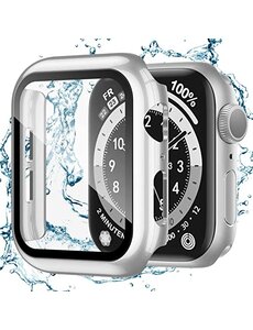 Ntech Apple Watch 7 serie case 41 mm Zilver