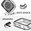 Ntech Screenprotector geschikt voor 7 45mm screenprotector - Screenprotector geschikt voor 7 bescherming - Zilver
