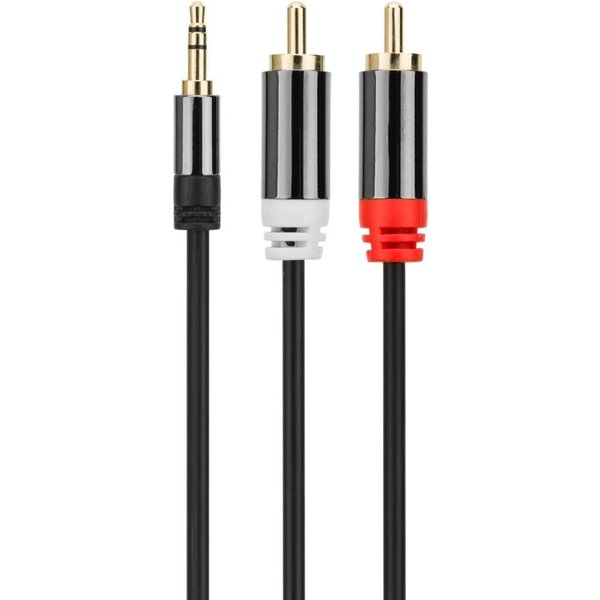 Ntech rca kabel - male jack - aux kabel - mini jack kabel