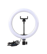 Ntech Selfie ring light 20 cm Zwart met 2 meter standaard Ntech