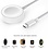 Ntech Draadloze Oplader Geschikt voor de Apple Watch Magnetische Oplaadkabel USB - C voor Apple Watch Series 1 / 2 / 3 / 4 / 5 / 6 / 7 / 8 / 9 / SE (2) / Ultra (2) Wit