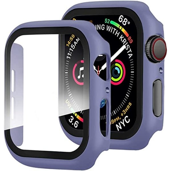 Ntech Hoesje Geschikt voor Apple Watch Paars - watch case 40 mm - apple watch