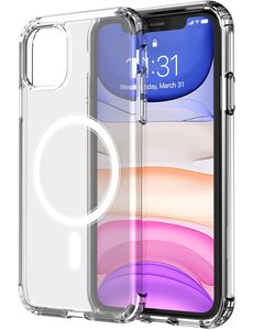 Ntech iPhone 11 met Oplaadfunctie Hoesje Transparant Ntech
