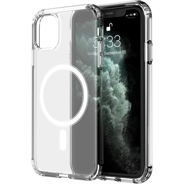 Ntech Hoesje Geschikt voor iPhone 11 Pro Backcover - met Oplaadfunctie Hoesje Geschikt voor iPhone 11 Pro - met Oplaadfunctie hoes oplader doorzichtig - Hoesje Geschikt voor iPhone 11 Pro met Oplaadfunctie Case