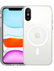 Ntech iPhone XR met Oplaadfunctie Hoesje Transparant Ntech