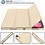 Ntech Hoes geschikt voor iPad Air 5 met pencil houder bookcase Goud - Hoes geschikt voor iPad air 2022 hoes met pencil smart cover - Hoes geschikt voor iPad Air 4 hoes 10.9 hoesje met apple Pencil Vakje