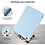 Ntech ipad air 5 hoes met pencil houder bookcase Licht Blauw - ipad air 2022 hoes met pencil smart cover - iPad Air 4 hoes 10.9 hoesje met apple Pencil Vakje