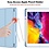 Ntech iPad Air 2 hoes met pencil houder smart bookcase Licht Blauw - iPad Air 2 Cover - Air hoes met pencil smart cover - ipad Air 2 case - iPad air cover met apple Pencil Vakje