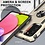 Ntech  Samsung A03 Hoesje Anti-Shock Hybrid Armor hoesje Goud - Samsung Galaxy A03 kickstand Ring houder TPU backcover hoesje - met screenprotector Galaxy A03 - 2 pack