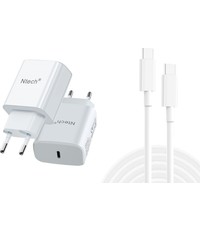 Ntech Geschikt voor iPhone 15 Pro lader USB-C Adapter - Oplader Geschikt voor iPhone 15 Pro Max