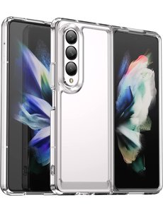 Ntech Samsung Z Fold 4 Hoesje Transparant
