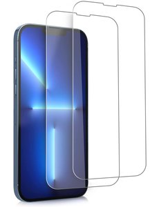 Ntech Screenprotector Geschikt voor 14 pro max screenprotector Beschermglas 2 stuks