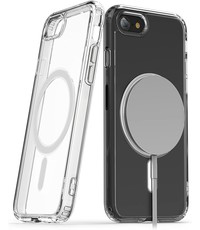 Ntech iPhone SE 2022 Hoesje met Oplaadfunctie Backcover