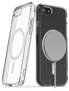 Ntech iPhone SE 2022 Hoesje met Oplaadfunctie Backcover